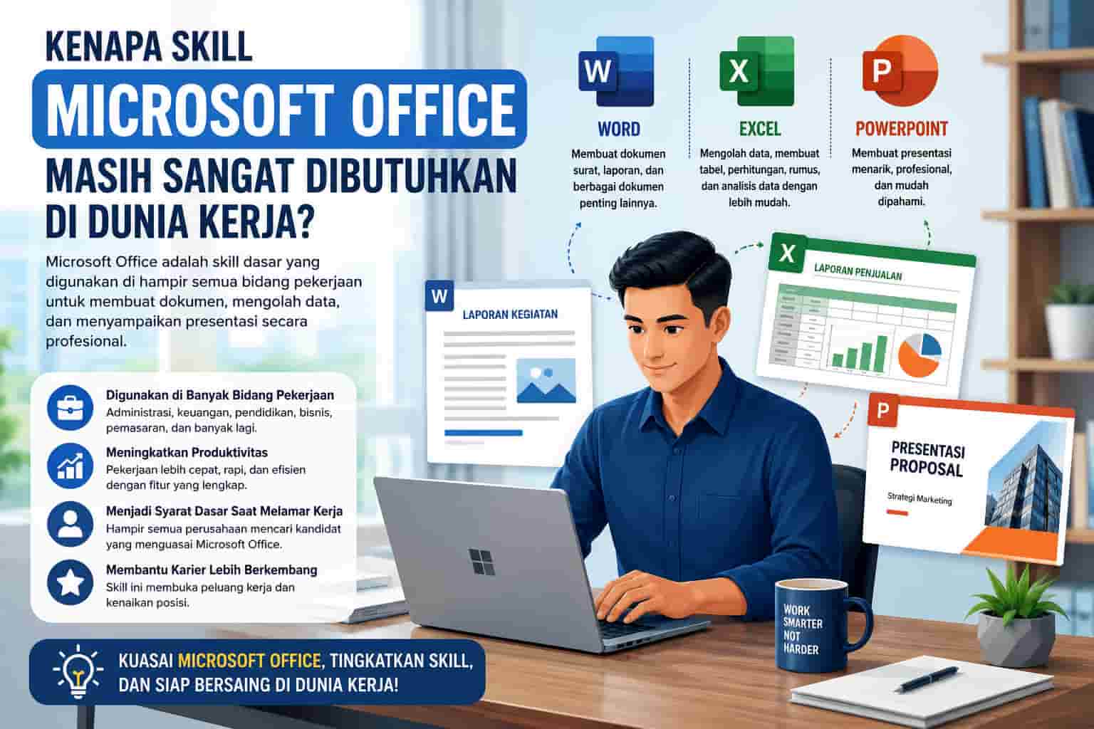 Kenapa Skill Microsoft Office Masih Sangat Dibutuhkan di Dunia Kerja?